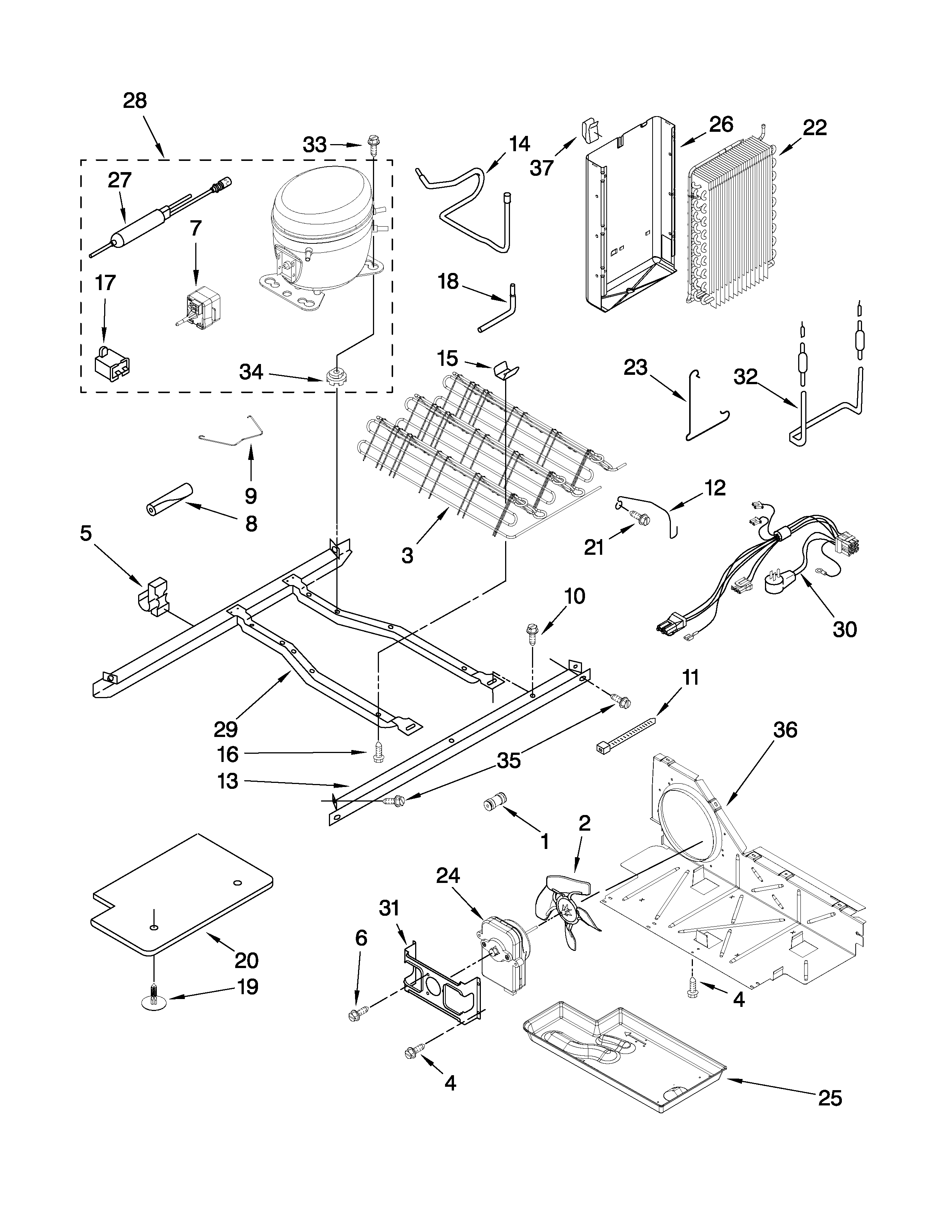 Ikea ID5HHEXVQ01 unit parts diagram