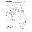 KitchenAid KUWS24RSBS02 cabinet parts diagram