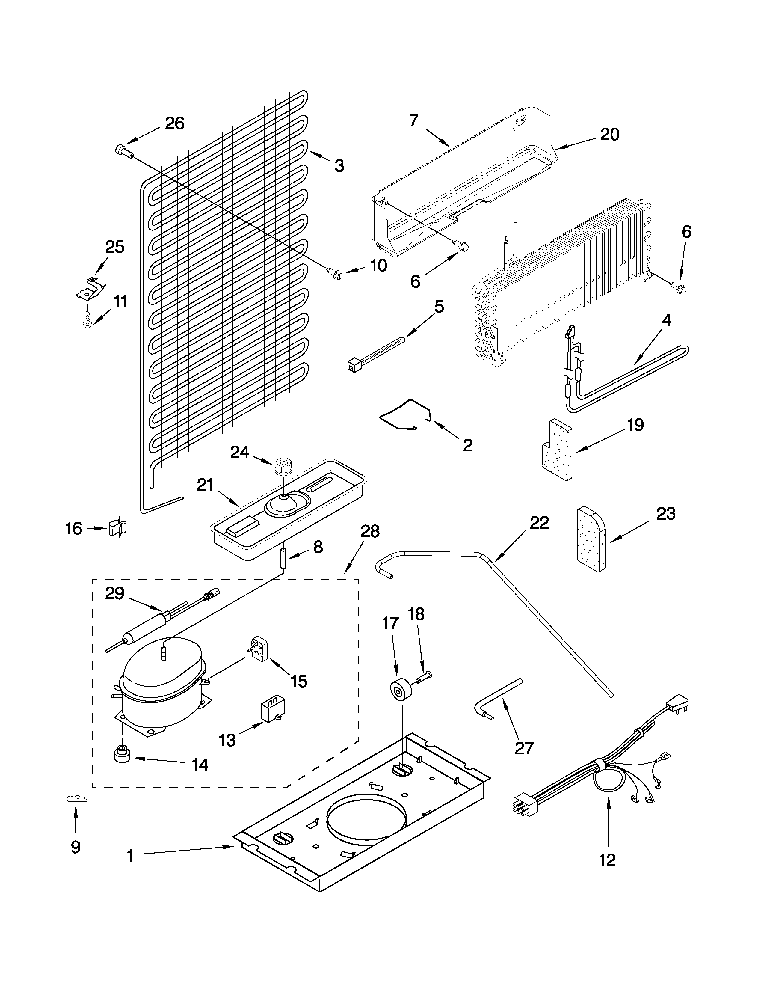 Kirkland ST14CKXSQ01 unit parts diagram