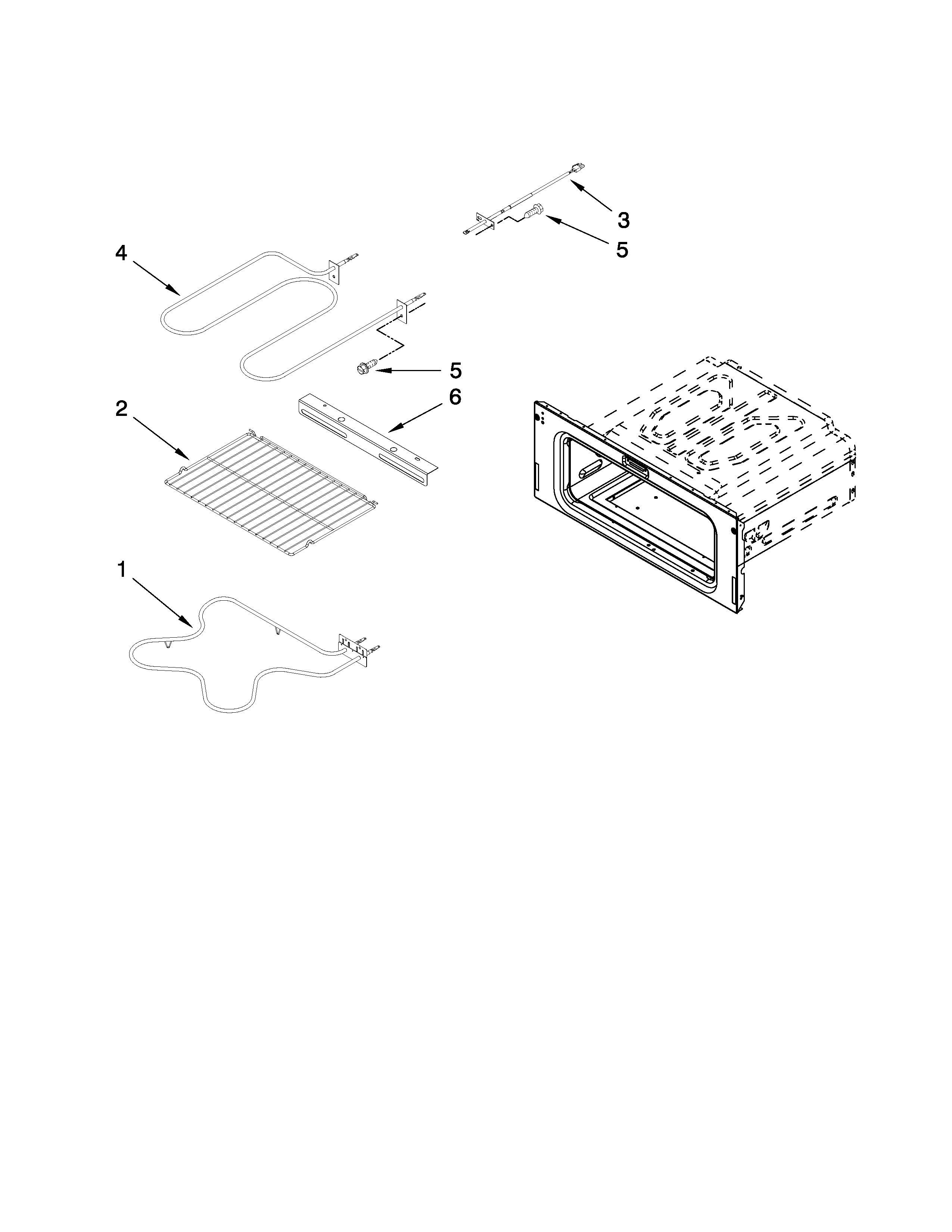 Jenn-Air JJW7530DDS19 internal oven parts diagram