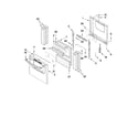 Estate TGG222VDB0 oven door and drawer parts diagram