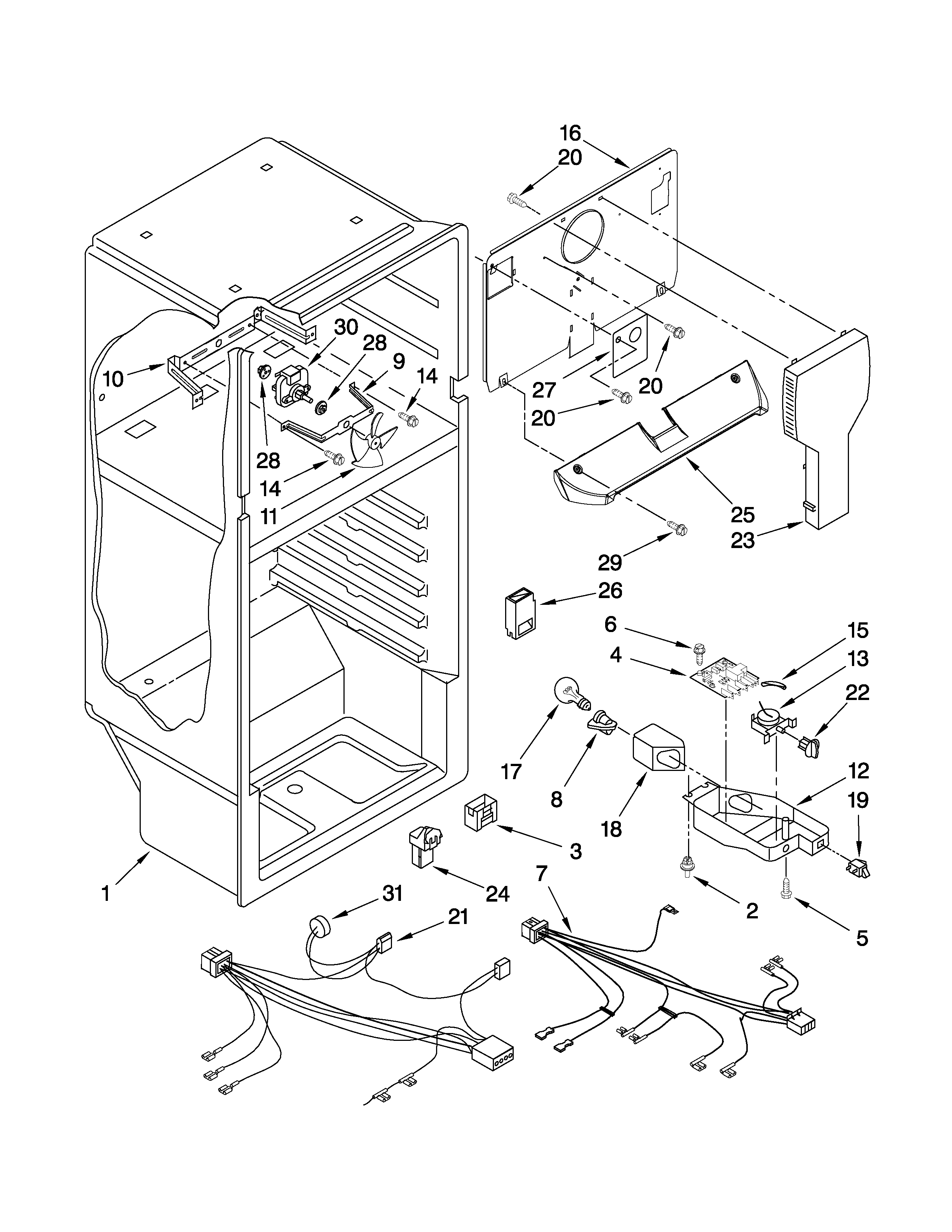 Ikea IR8GSMXWS00 liner parts diagram