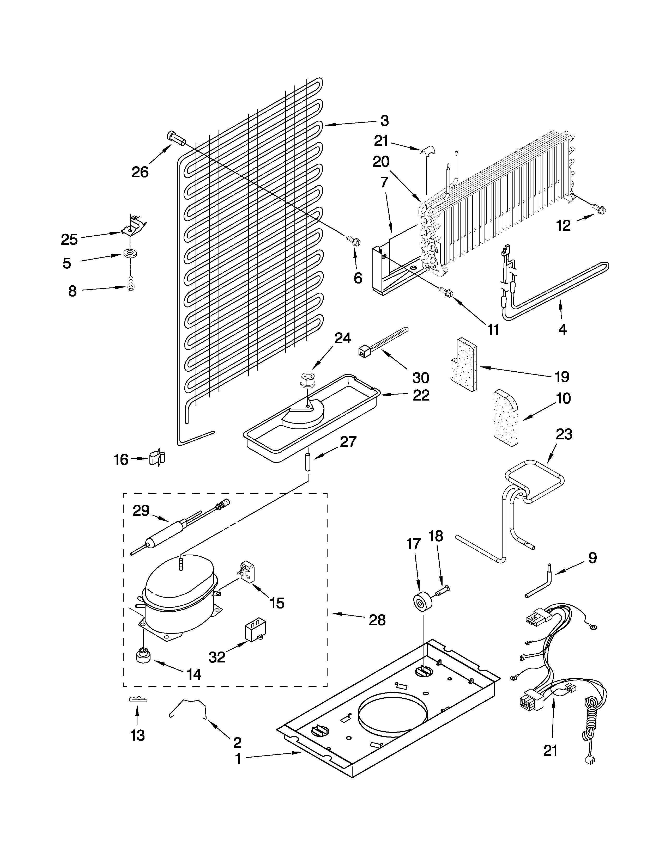 Ikea IR8GSMXWS00 unit parts diagram