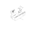 KitchenAid KUDE60FVBL1 control panel parts diagram
