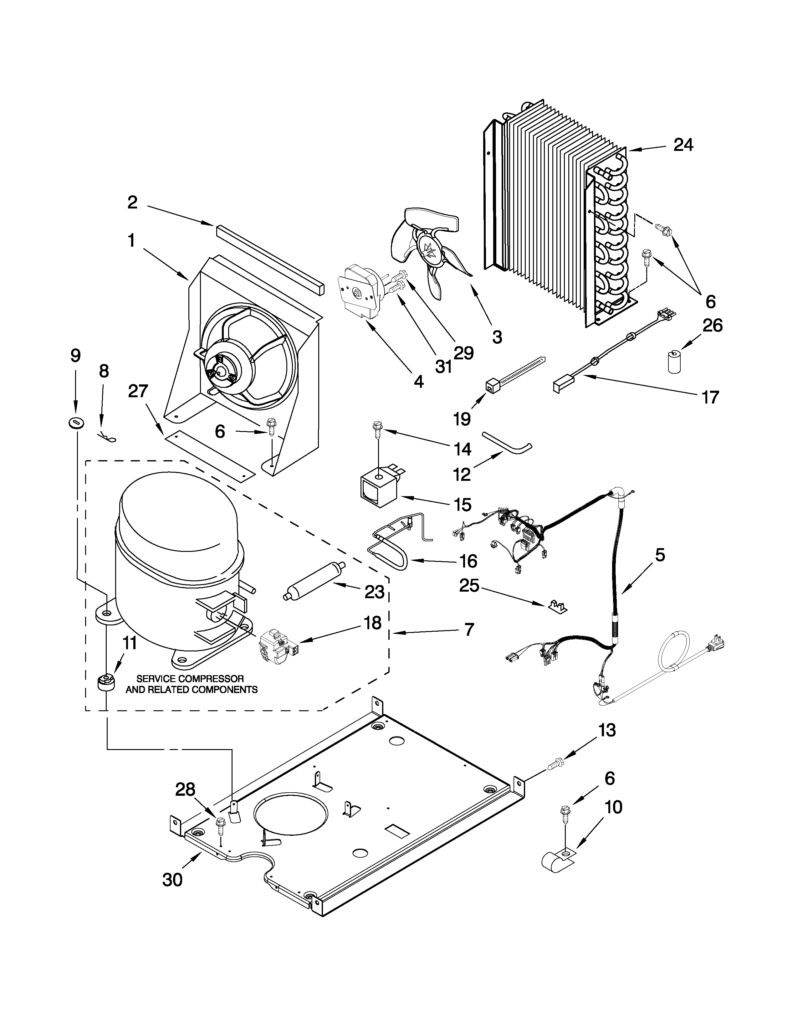 Maytag MIM1554WRS0 unit parts diagram