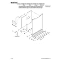 Maytag MDBM601AWB2 door and panel parts diagram