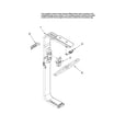 Maytag MDBM601AWB2 upper wash and rinse parts diagram