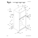 Whirlpool ER8AHMXRL01 cabinet parts diagram
