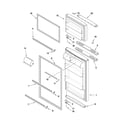 Whirlpool ER8AHMXRL01 door parts diagram