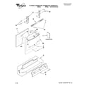 Whirlpool GU3200XTVB2 door and panel parts diagram