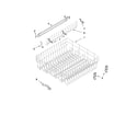Whirlpool GU3200XTVB2 upper rack and track parts diagram