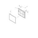 KitchenAid KBFS25EVMS2 freezer door parts diagram