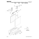 Maytag MDB7809AWW1 door and panel parts diagram