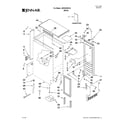 Jenn-Air JIM158XBCX3 cabinet liner and door parts diagram
