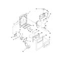 Whirlpool ED5FHAXVQ03 dispenser front parts diagram