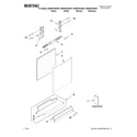 Maytag MDB6709AWS1 door and panel parts diagram
