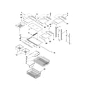 Amana ABL1922FES5 shelf parts diagram