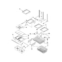Maytag MBF1958WES2 shelf parts diagram
