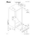 Amana AQF2013TEW04 cabinet parts diagram
