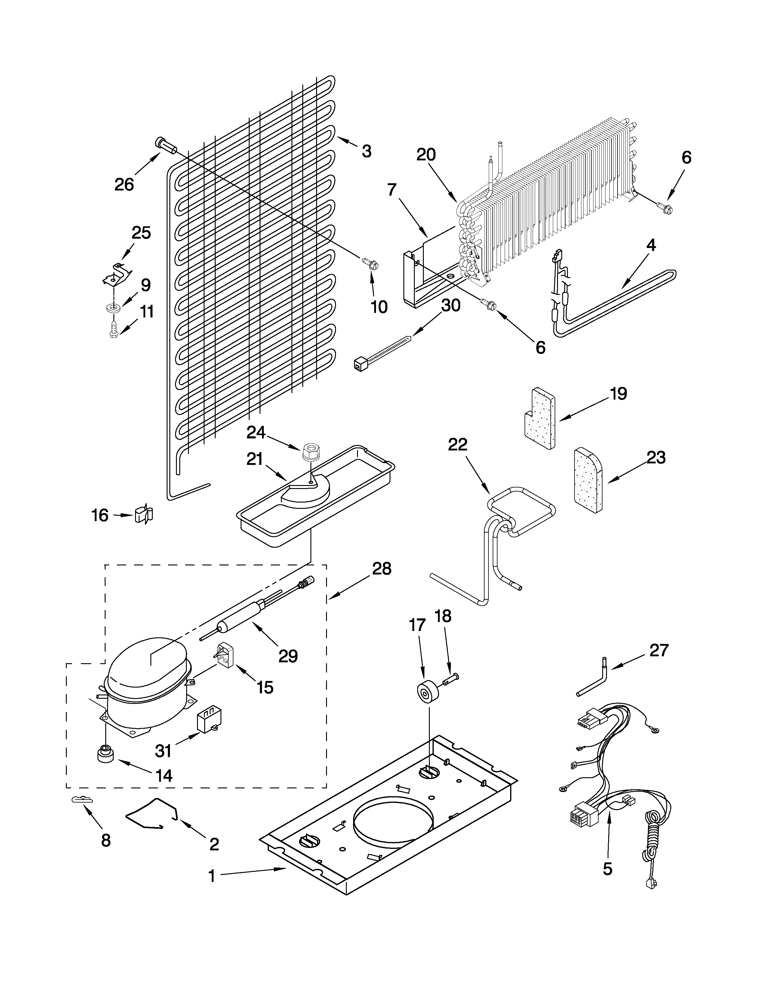Ikea IT8WSKXWW01 unit parts diagram
