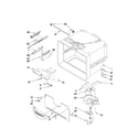 Amana AFD2535FES5 freezer liner parts diagram