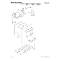 KitchenAid KUDS50SVWH3 door and panel parts diagram