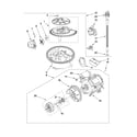 KitchenAid KUDS50SVWH3 pump and motor parts diagram