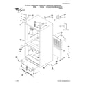 Whirlpool GX5FHDXVQ02 cabinet parts diagram