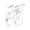 Whirlpool GX5FHDXVQ02 icemaker parts diagram