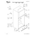 Whirlpool ET1CHEXVB02 cabinet parts diagram