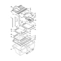 Whirlpool ET1CHEXVB02 shelf parts diagram