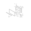 Whirlpool G2IXEFMWS02 freezer door parts diagram