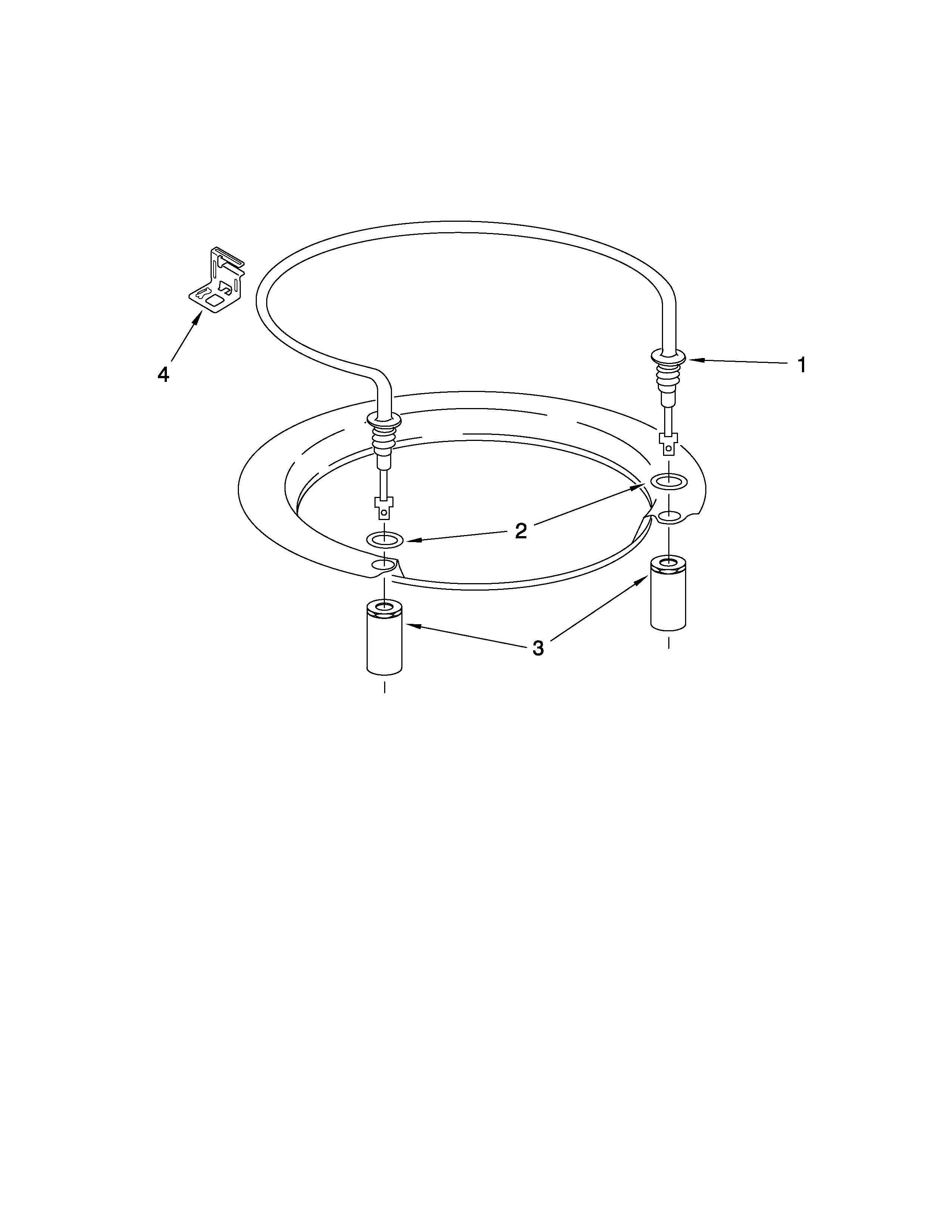 Whirlpool DU1014XTXT0 heater parts diagram