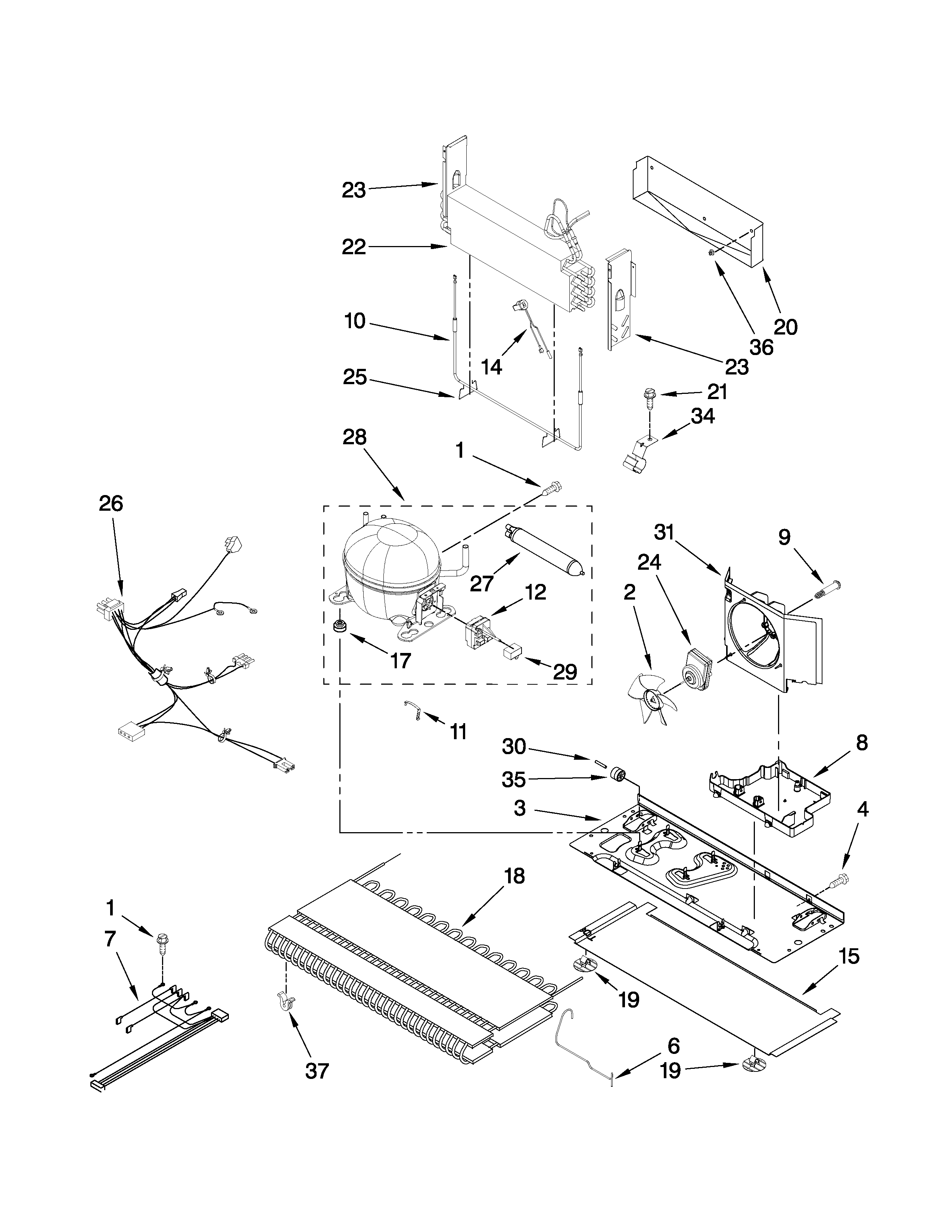 Ikea IX5HHEXWS03 unit parts diagram