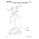 Maytag MDB7709AWQ2 door and panel parts diagram