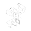 Jenn-Air JJW8630DDS30 upper oven door parts diagram