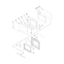 Jenn-Air JJW8630DDS30 lower oven door parts diagram