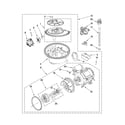 Maytag MDB8859AWS2 pump and motor parts diagram