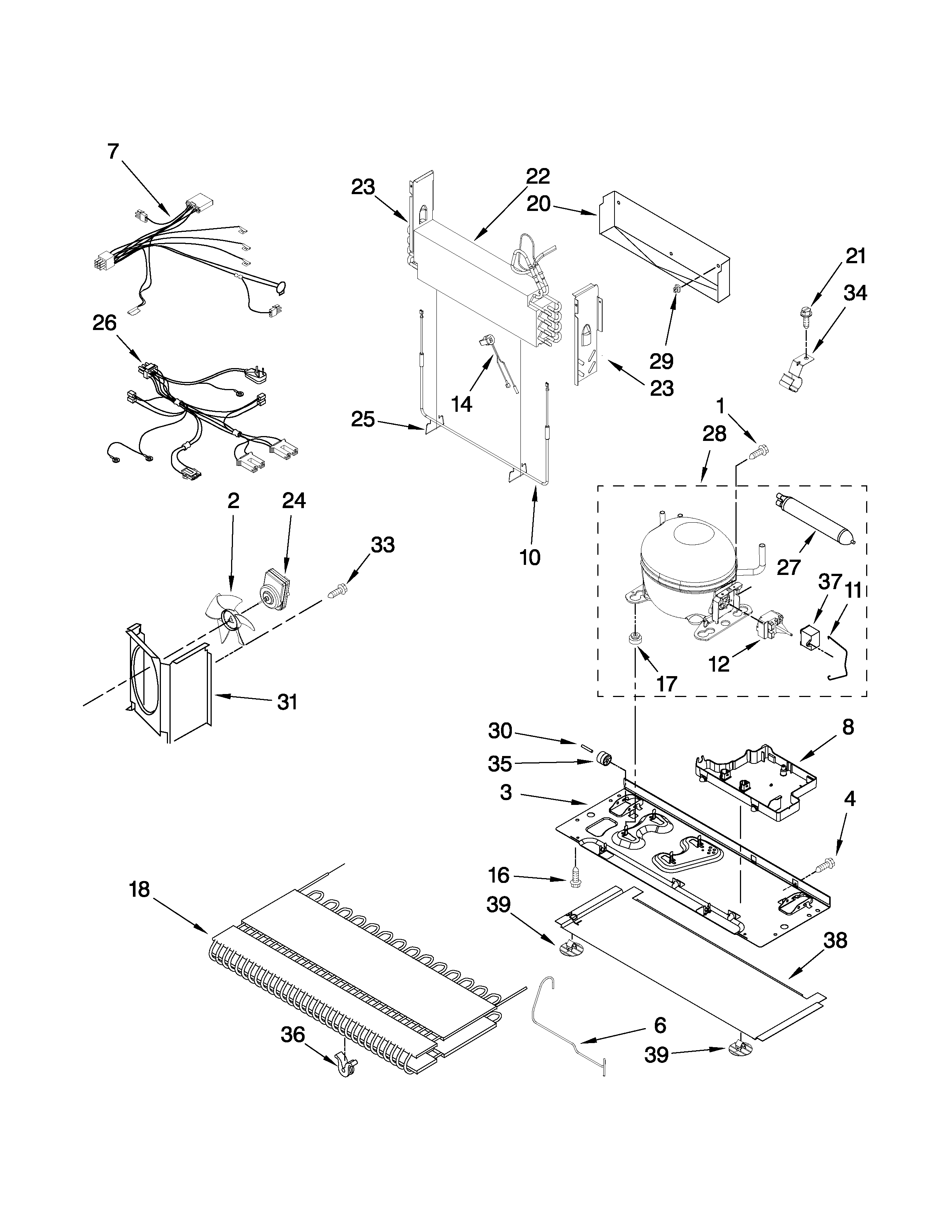 Maytag MFF2558VEB3 unit parts diagram