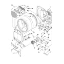 Whirlpool WGD9450WL2 bulkhead parts diagram