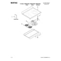 Maytag YMER8875WS0 cooktop parts diagram