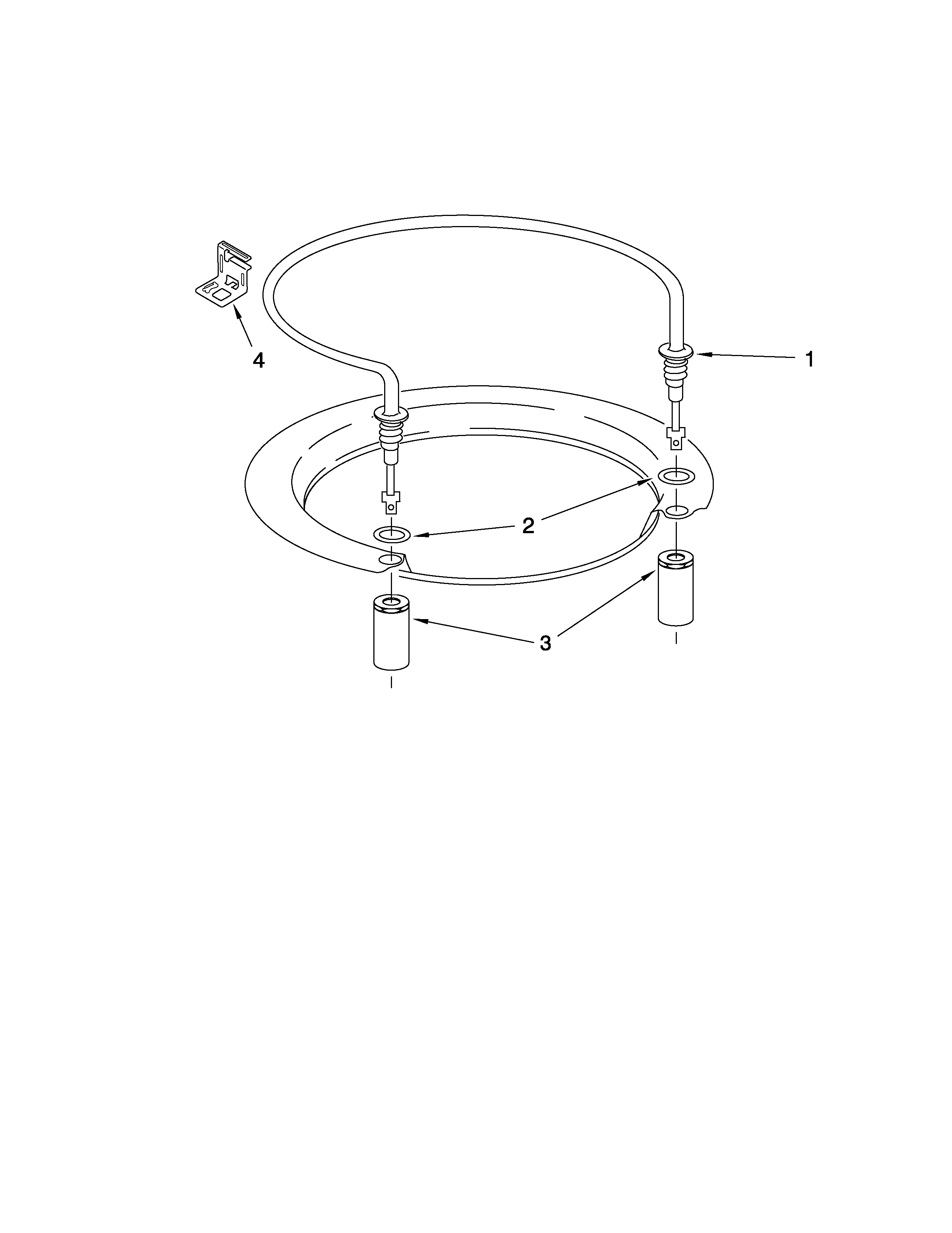 Ikea IUD8000WQ1 heater parts diagram