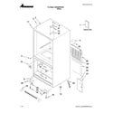 Amana AB2526PEKW4 cabinet parts diagram