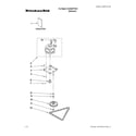 KitchenAid KUCS03FTSS1 motor and drive parts diagram