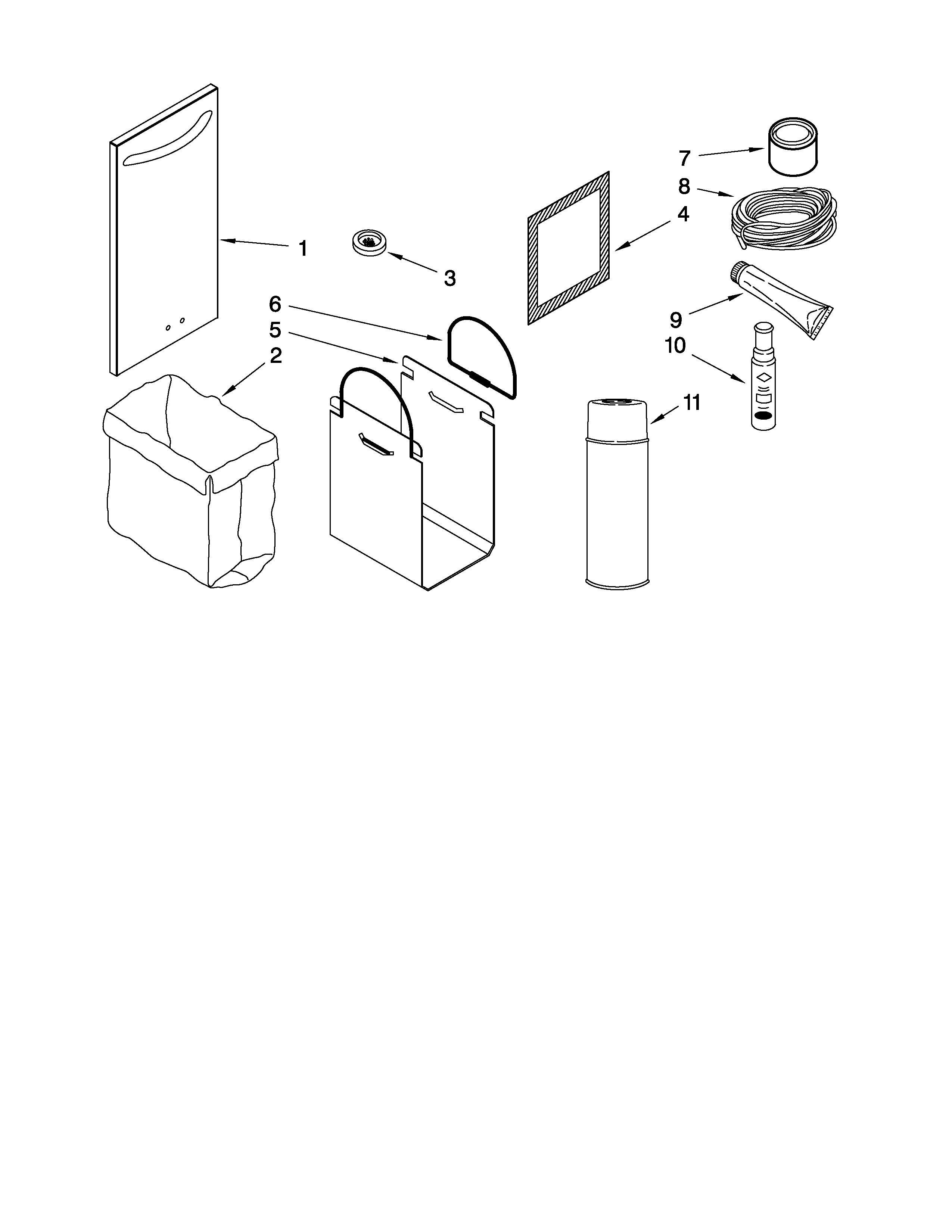 KitchenAid KUCS03FTSS1 accessory parts diagram