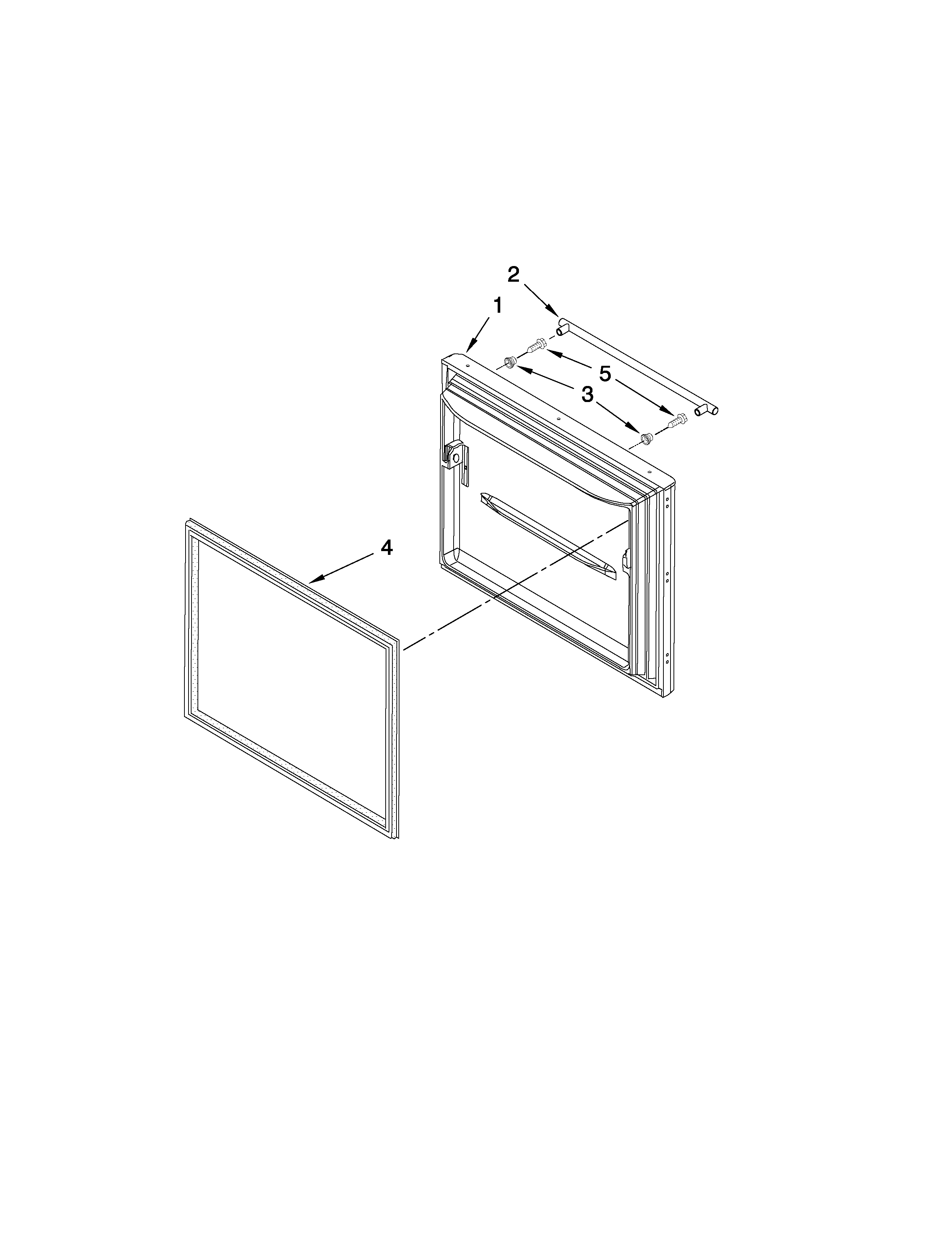 Amana GB2026LEKS6 freezer door parts diagram