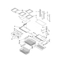 Amana ABR2227VES3 shelf parts diagram