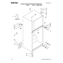 Maytag M8RXCGFXB00 cabinet parts diagram