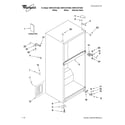 Whirlpool W8RXCGFXQ00 cabinet parts diagram