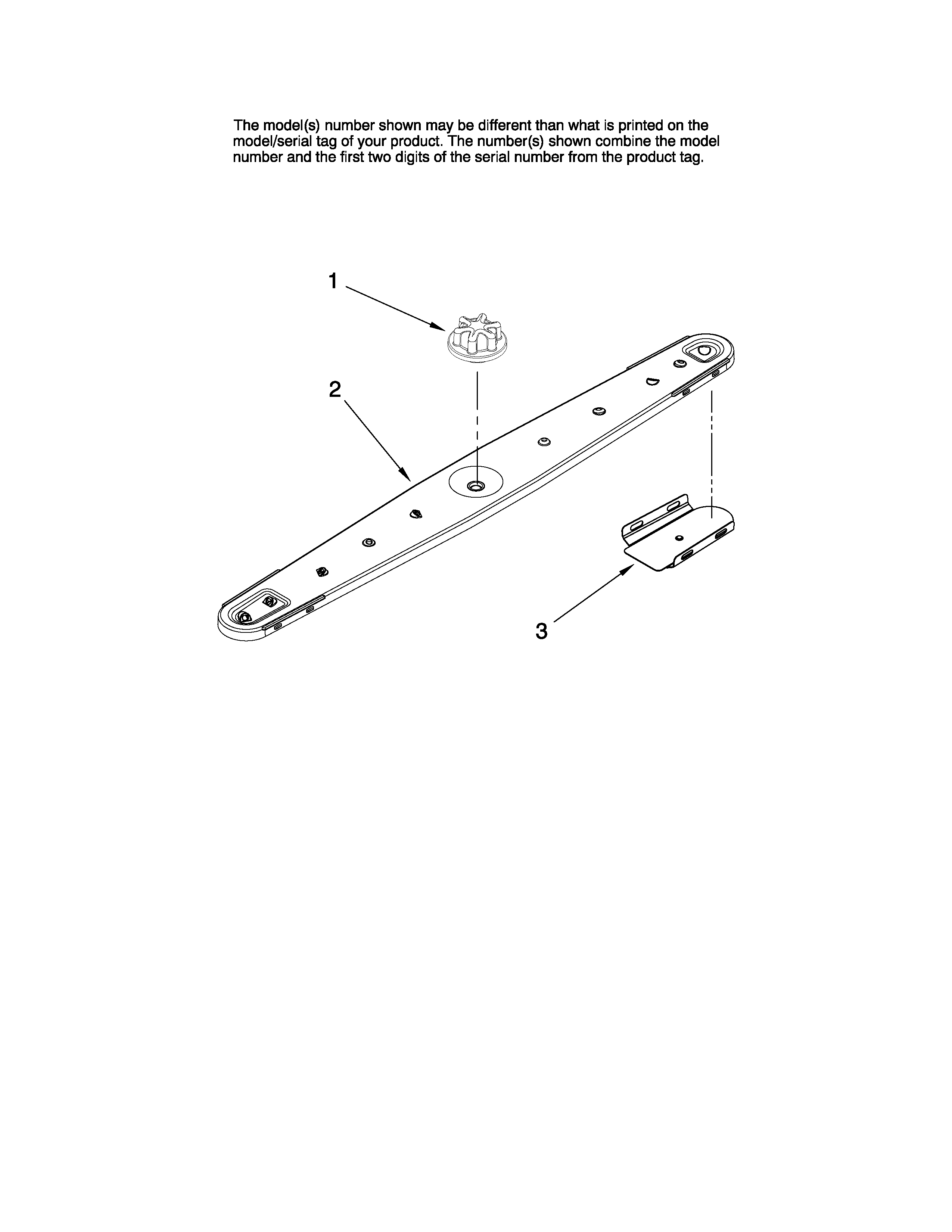 Maytag MDB8951BWB1 lower washarm parts diagram